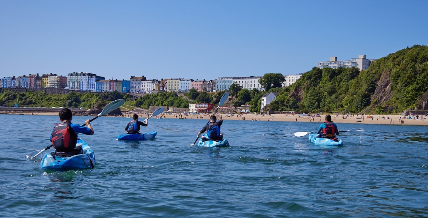 Tenby watersports and coastal adventure activities