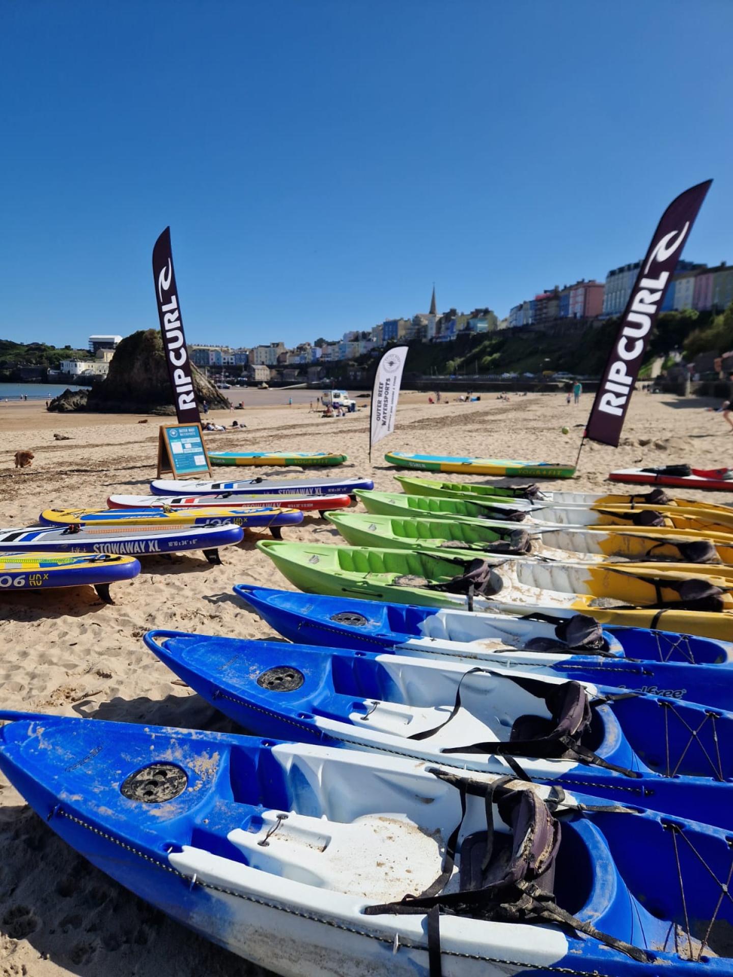 One hour paddle board hire Tenby