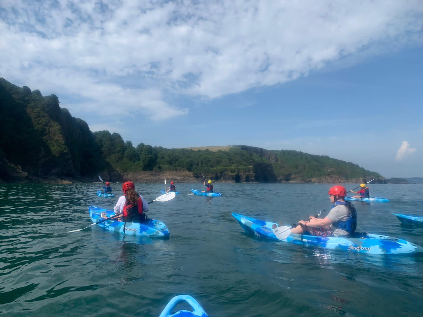 Sea kayaking tours in Pembrokeshire Wales