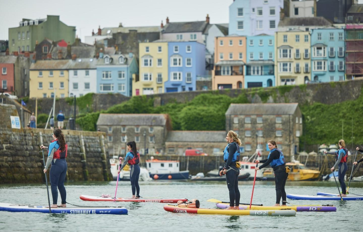 Tenby North Beach paddle board and kayak hire centre