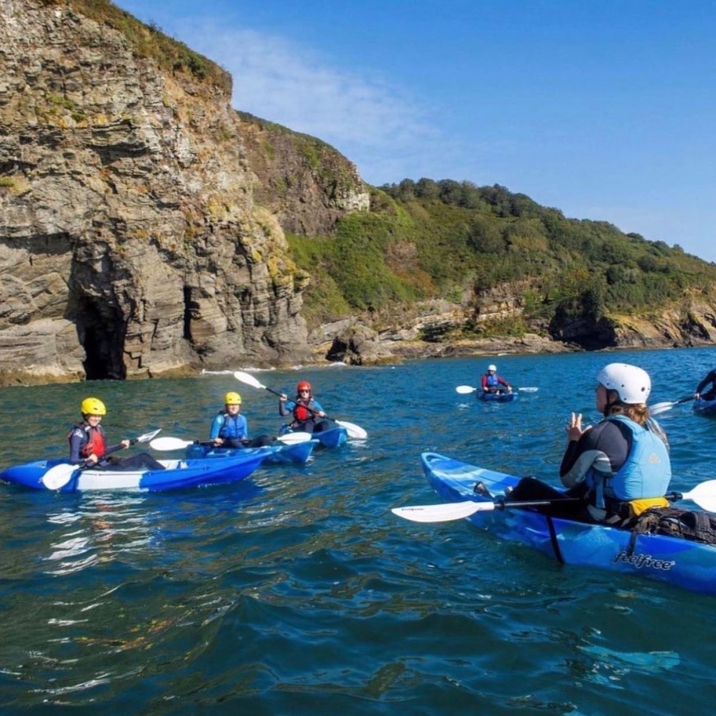 Family kayak tours in Tenby Pembrokeshire