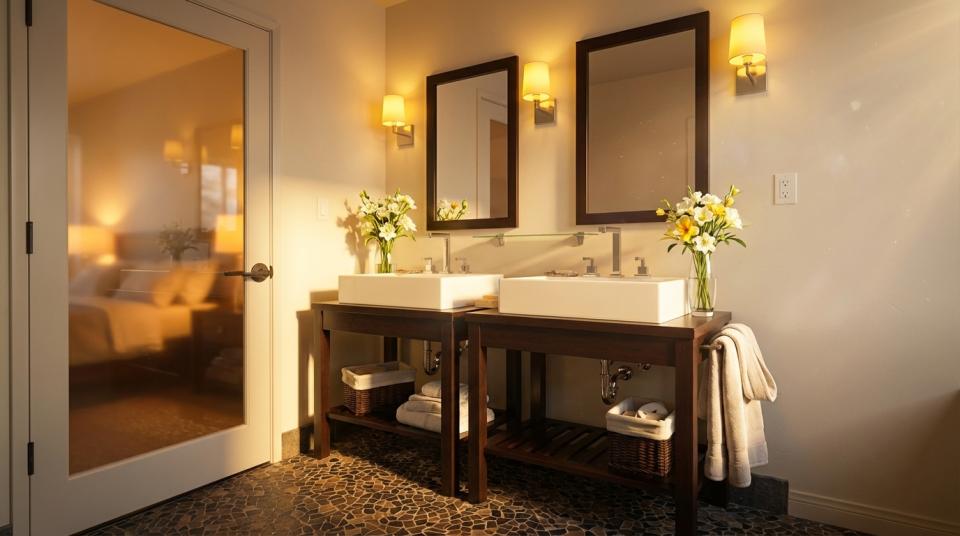 Crescent Bay Suite two double beds